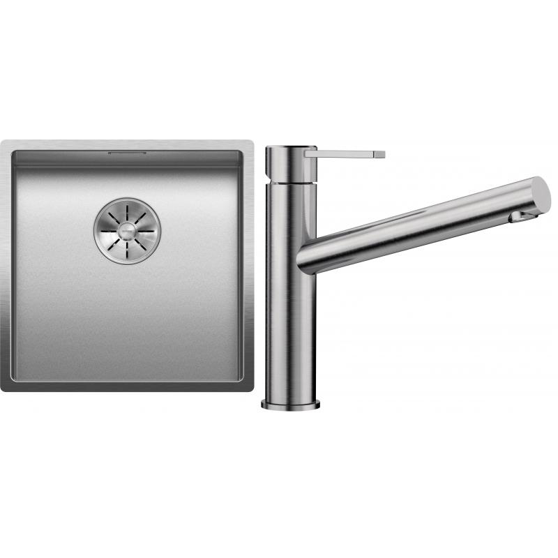 Levně Set RS Blanco Claron 400-IF + Blanco Ambis (durinox + kartáčovaný nerez)