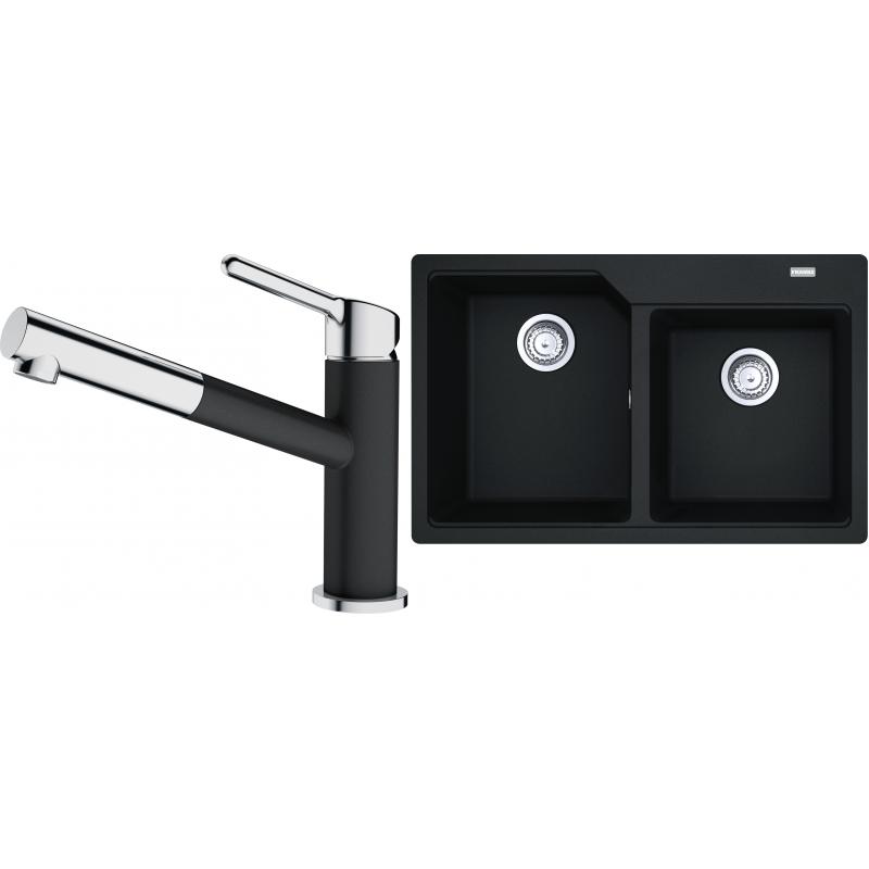Levně Set RS Franke Urban UBG 620-78 + Franke FC 3055 Orbit (onyx + onyx)