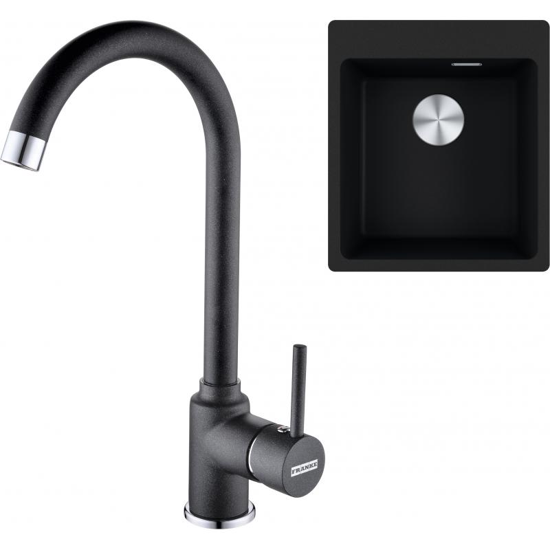 Levně Set RS Franke Maris MRG 610-39 FTL + Franke FP 9000 (onyx + onyx)