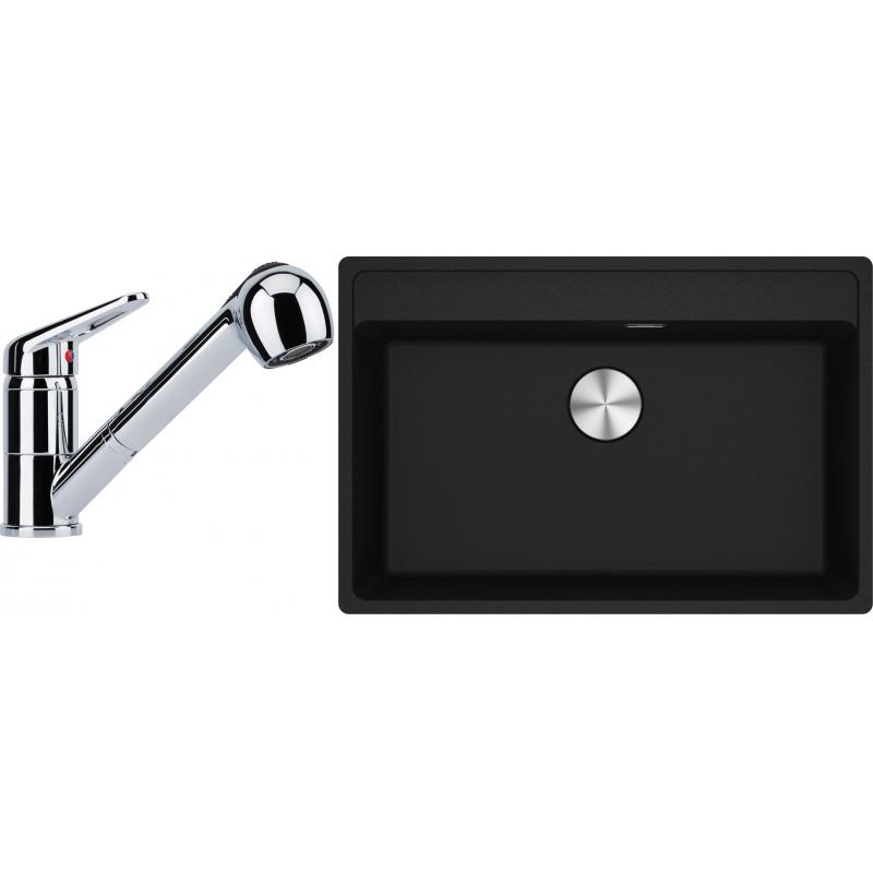 Levně Set RS Franke Maris MRG 610-72 RTL + Franke FC 9547 (onyx + chrom)
