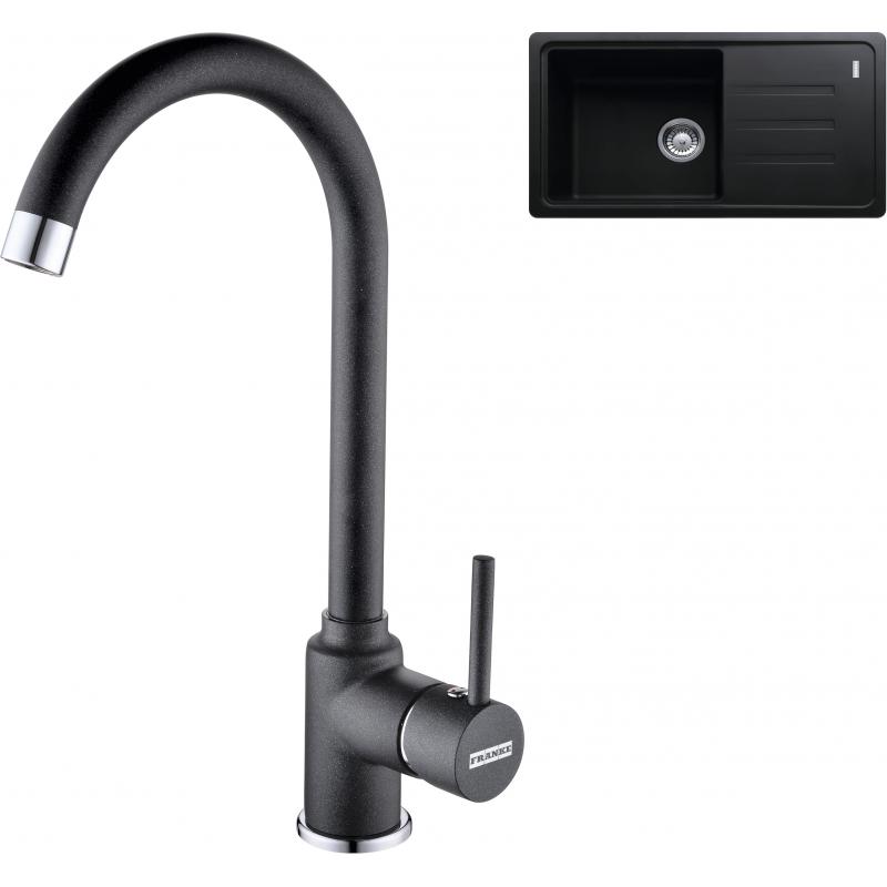 Levně Set RS Franke Malta BSG 611-78/39 + Franke FP 9000 (onyx + onyx)