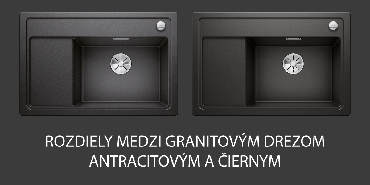Porovnání antracitové a černé barvy v interiéru